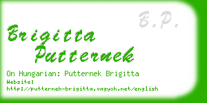 brigitta putternek business card